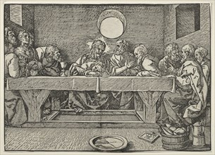 The Last Supper, 1523. Albrecht Dürer (German, 1471-1528). Woodcut