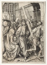 Christ Bearing the Cross. Martin Schongauer (German, c.1450-1491). Engraving