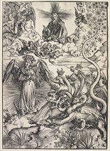Revelation of St. John: The Woman Clothed with the Sun, 1511. Albrecht Dürer (German, 1471-1528).