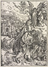 Revelation of St. John: Angel with the Key of the Bottomless Pit, 1511. Albrecht Dürer (German,