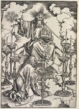 Revelation of St. John: St. John Beholding the Seven Candlesticks, 1511. Albrecht Dürer (German,