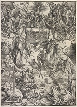 Revelation of St. John: Seven Angels with Trumpets, 1511. Albrecht Dürer (German, 1471-1528).
