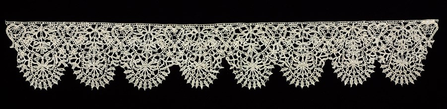Needlepoint (Punto in aria) Lace Collar, early 17th century. Italy, early 17th century. Lace,