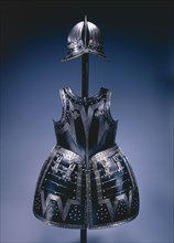 Pikeman’s Armor, c. 1620-1630. Netherlands, Dutch or Flemish, 17th century. Steel with brass rivets