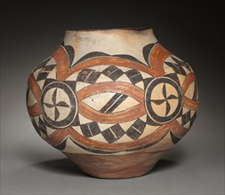 Jar (Olla), 1875. Southwest, Pueblo, Acoma, Laguna, Post- Contact Period,19th century. Pottery;