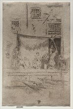 The Fruit Stall. James McNeill Whistler (American, 1834-1903). Etching
