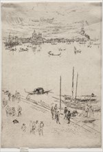Upright Venice. James McNeill Whistler (American, 1834-1903). Etching