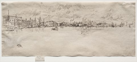 Long Venice. James McNeill Whistler (American, 1834-1903). Etching