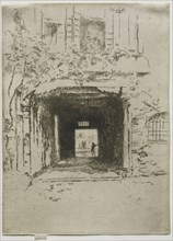 Doorway and Vine, 1886. James McNeill Whistler (American, 1834-1903). Etching