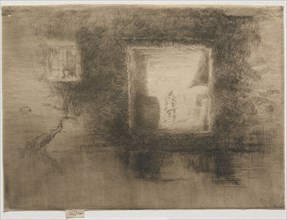 Nocturne Furnace. James McNeill Whistler (American, 1834-1903). Etching
