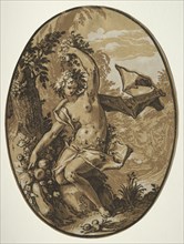 Proserpine. Hendrick Goltzius (Dutch, 1558–1617). Chiaroscuro woodcut