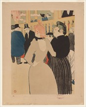 Au Moulin Rouge:  The Glutton and Her Sister (La Goulou et sa soeur). Henri de Toulouse-Lautrec
