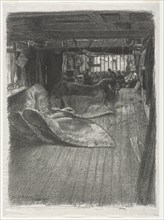 The Sailmaker's Loft, 1911. Thomas Robert Way (British, 1861-1913). Lithograph