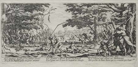 The Large Miseries of War:  Peasant's Revenge, 1633. Jacques Callot (French, 1592-1635). Etching