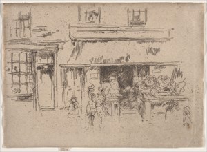Exeter Street. James McNeill Whistler (American, 1834-1903). Etching