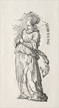 The Seven Virtues:  Hope. Hans Burgkmair (German, 1473-1531). Woodcut