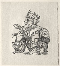 Tyrants of the Old Testament:  Antiochus. Georg Pencz (German, c. 1500-1550). Woodcut