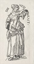 The Seven Virtues:  Temperance. Hans Burgkmair (German, 1473-1531). Woodcut