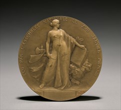 Poincarè Medal (reverse), 1900s. Léon Julien Deschamps (French, 1860-1928). Bronze; diameter: 7 cm