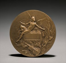 Medal (reverse), 1900s. Marie Alexandre Lucien Coudray (French, 1864-1932). Bronze; diameter: 6.9