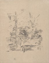 Tête-à-tête in the Garden, 1894. James McNeill Whistler (American, 1834-1903). Lithograph