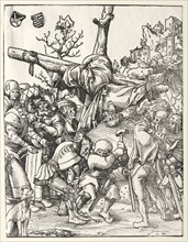 Martyrdom of St. Peter. Lucas Cranach (German, 1472-1553). Woodcut