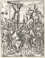 Martyrdom of St. Philip. Lucas Cranach (German, 1472-1553). Woodcut