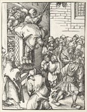 Martyrdom of St. James the Less. Lucas Cranach (German, 1472-1553). Woodcut