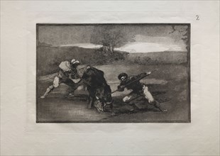 Bullfights:  Another Way of Hunting on Foot, 1876. Francisco de Goya (Spanish, 1746-1828).