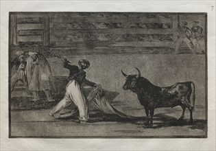 Bullfights:  Origin of the Harpoons or Banderillas, 1876. Francisco de Goya (Spanish, 1746-1828).