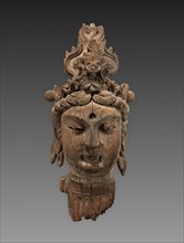 Head of a Bodhisattva, 1100s. China, reportedly from Henan province, Northern Song (960-1127) to