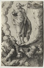 The Passion: The Resurrection, 1521. Lucas van Leyden (Dutch, 1494-1533). Engraving