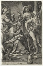 The Passion: The Mocking of Christ, 1521. Lucas van Leyden (Dutch, 1494-1533). Engraving