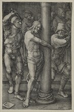 The Passion: The Flagellation, 1521. Lucas van Leyden (Dutch, 1494-1533). Engraving