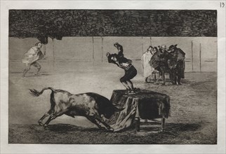 Bullfights:  Another Madness of his in the Same Ring, 1876. Francisco de Goya (Spanish, 1746-1828).