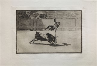 Bullfights:  The Agility and Audacity of Juanito Apinani in (the Ring) at Madrid, 1876. Francisco