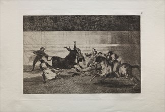 Bullfights:  The Death of Pepe Illo (2nd Composition), 1876. Francisco de Goya (Spanish, 1746-1828)