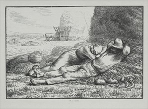 Four Hours of the Day: Noon, 1860. Adrien Lavieille (French, 1818-1862). Wood engraving