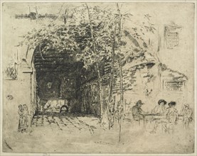 Traghetto, No. 2. James McNeill Whistler (American, 1834-1903). Etching