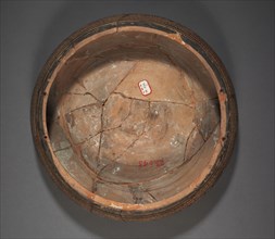 Geometric Pyxis, 700s BC. Greece, 8th century BC. Earthenware; diameter: 30.1 cm (11 7/8 in.);