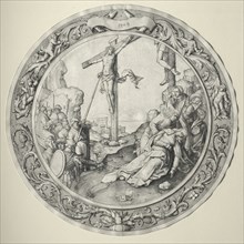 The Round Passion: The Crucifixion, 1509. Lucas van Leyden (Dutch, 1494-1533). Engraving