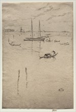 Little Lagoon. James McNeill Whistler (American, 1834-1903). Etching
