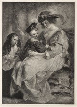 Helen Fourment and her Children, 1894. Timothy Cole (American, 1852-1931). Wood engraving