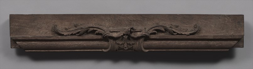 Panel, 1715-1723. France, Regency Period, 18th Century. Wood; overall: 12.8 x 77.5 cm (5 1/16 x 30