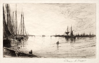 Providence, Rhode Island, 1881. Charles Adams Platt (American, 1861-1933). Etching