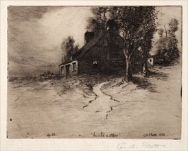 An Old Settler, 1882. Charles Adams Platt (American, 1861-1933). Etching