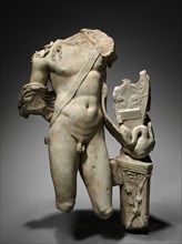 Torso of Apollo, c. 100-200. Italy, Roman, 2nd century. Marble; overall: 90 cm (35 7/16 in.).