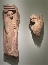 Grave Stela, 400-350 BC. Greece, first half of 4th Century BC. Pentelic marble; overall: 128.3 cm