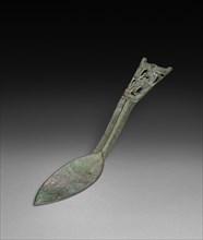 Sacrificial Spoon, 1023-900 BC. China, Western Zhou dynasty (c. 1046-771 BC). Bronze; overall: 8.4