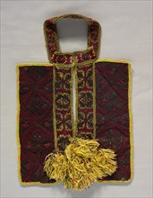 Blouse Front with Collar, 19th century. Dalmatia, 19th century. Cottonand metal thread embroidery